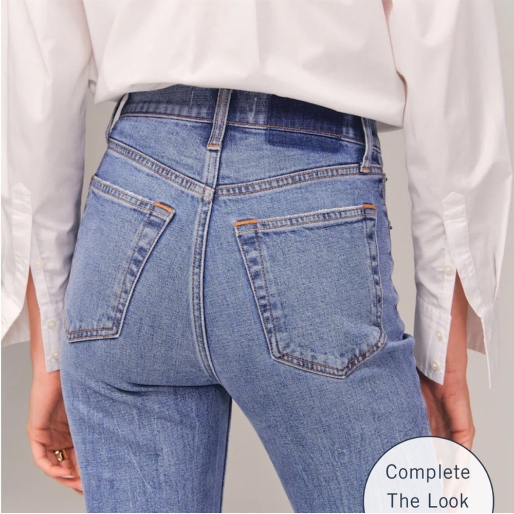 Ultra High Rise Ankle Straight Jean - Picture 7 of 16